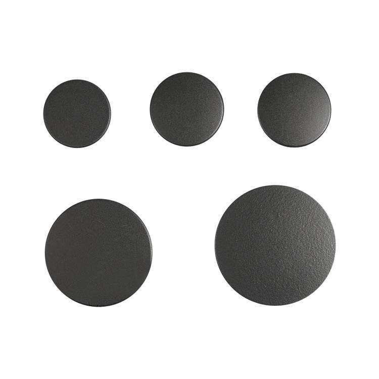 Whirlpool Range Surface Burner Cap Set (Black) W10876582