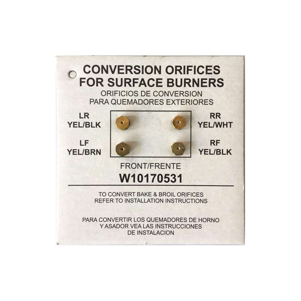 Whirlpool Orifice Spud (Kit Of 4) WPW10170531