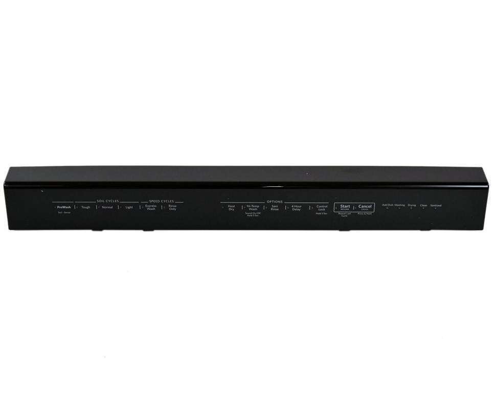 Whirlpool Dishwasher Control Panel (Black) W10891665