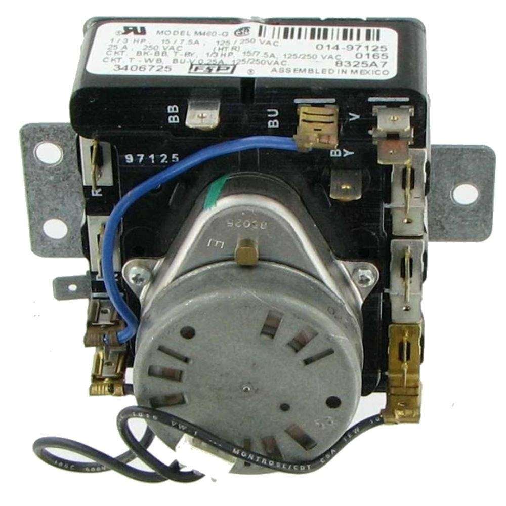 Whirlpool Laundry Dryer Timer 3406725