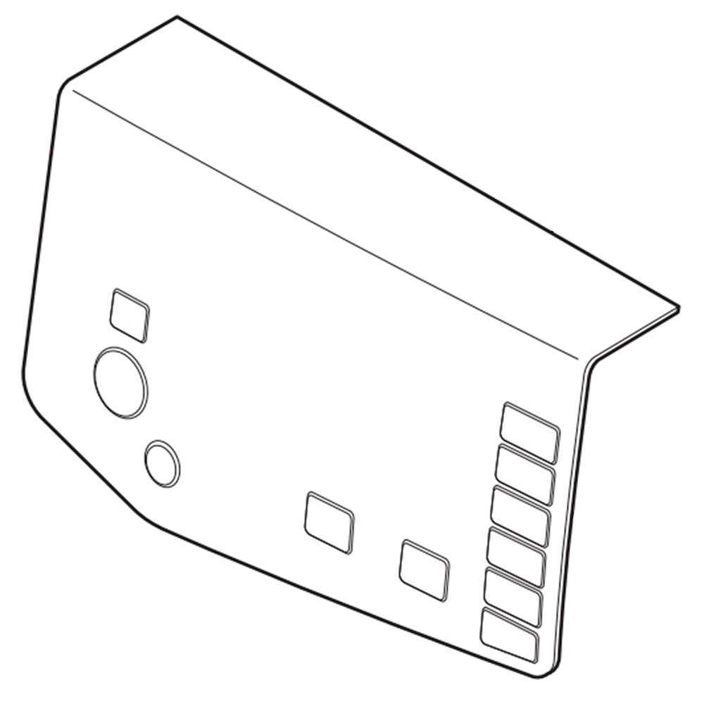 Frigidaire Dryer Control Panel Display Window 137505255