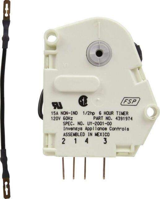 Whirlpool Refrigerator Defrost Timer WP4391974