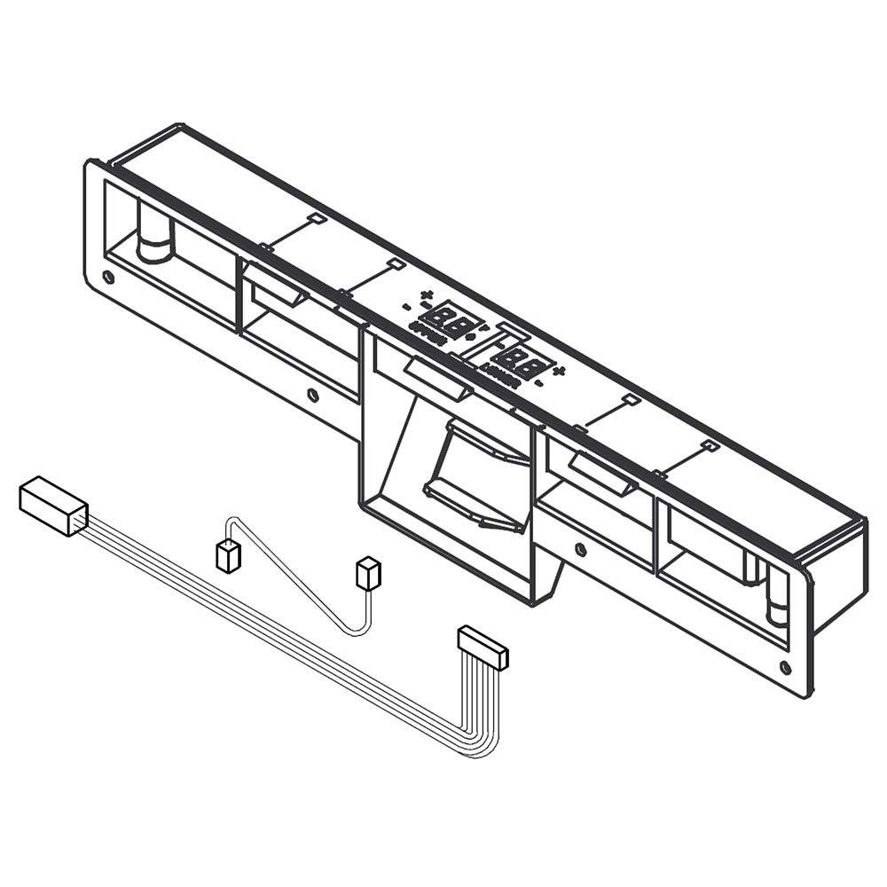 Whirlpool Refrigerator User Interface Assembly W10789537