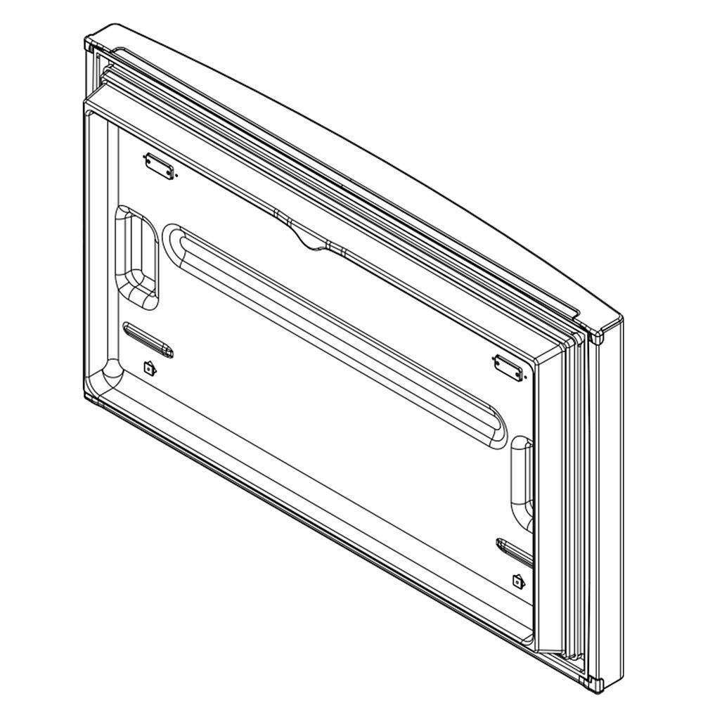 Whirlpool Refrigerator Freezer Door Assembly (Stainless) W11301143