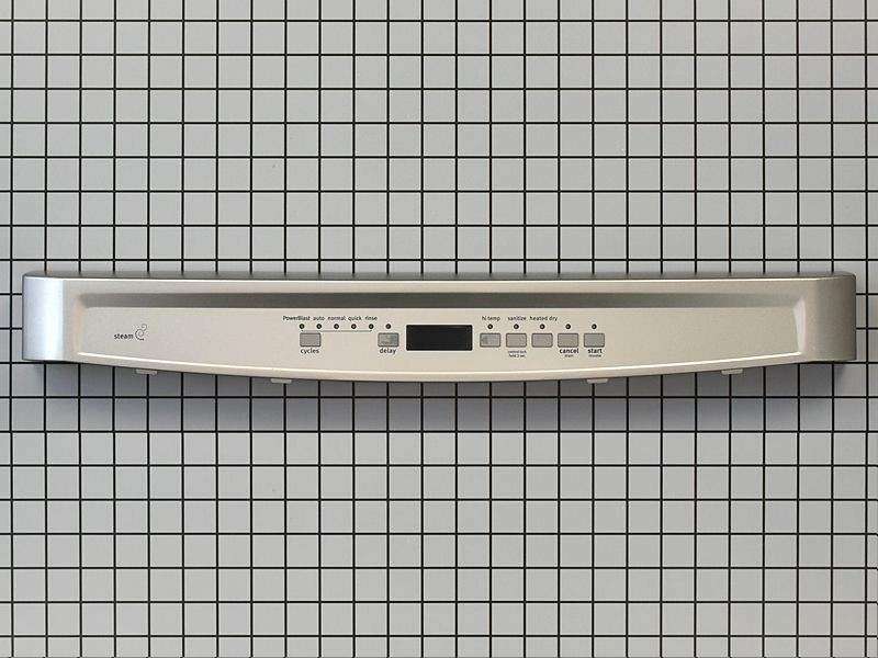 Whirlpool Dishwasher Control Panel (White) W10898447