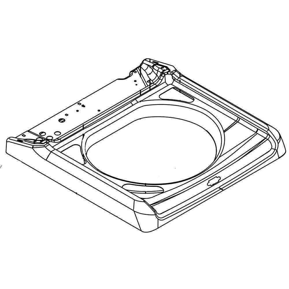 Whirlpool Washer Main Top (White) W10552507