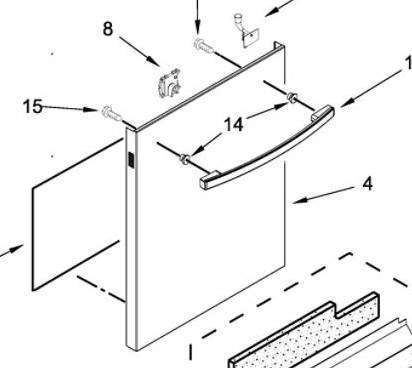 Whirlpool IKEA Dishwasher Door Panel W11113882