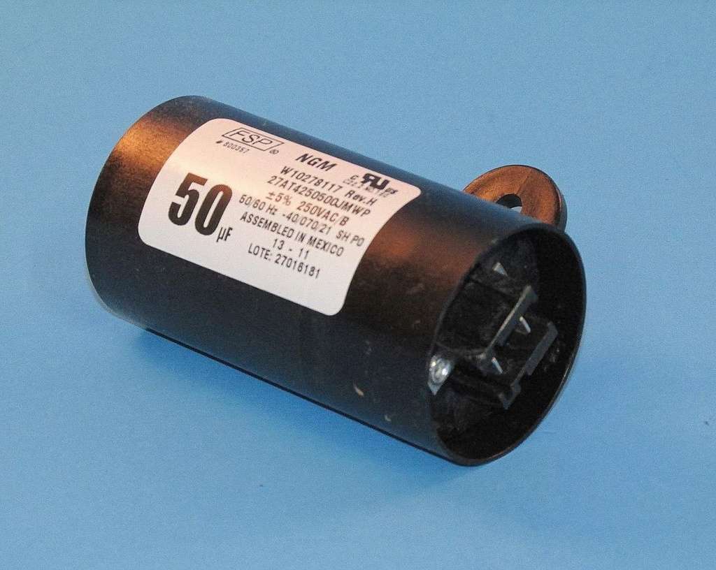 Whirlpool Dryer Motor Capacitor W10701357