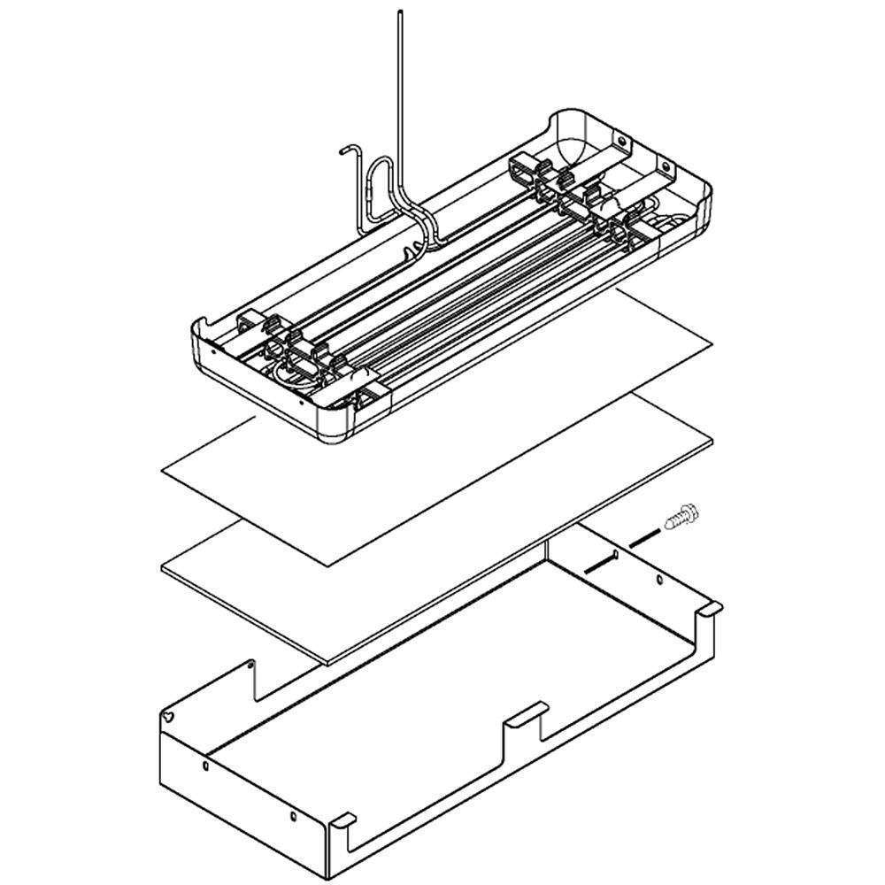 Whirlpool Refrigerator Drain Pan Assembly W10735008