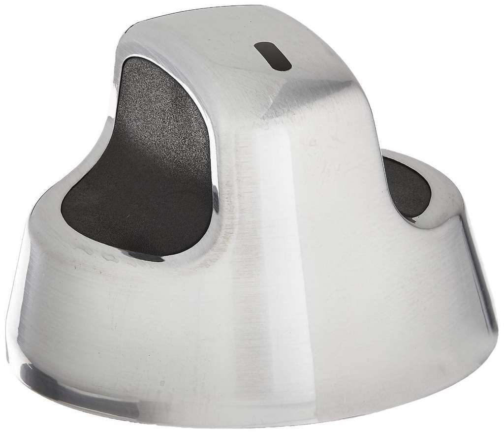 Whirlpool Brushed Chrome Oven Knob W10160371