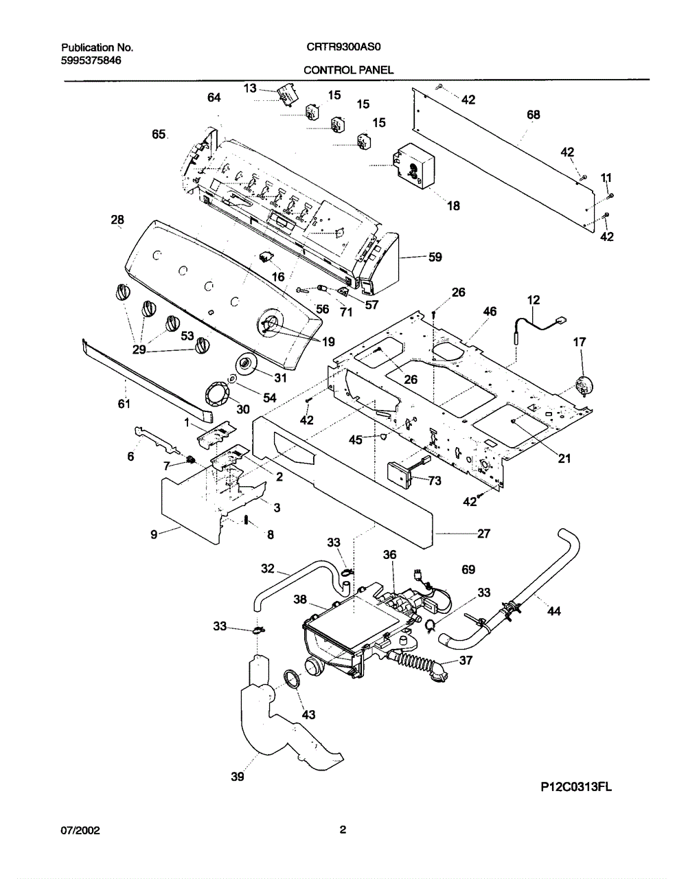 Frigidaire Clothes Washer Gasket 131749200