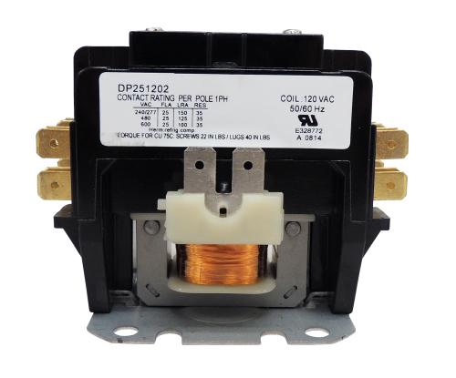 Supco Contactor 25A 120V 2 Pole DP251202