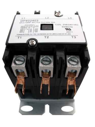 Supco Contactor 40A 240V 3 Pole DP402403