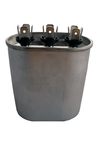 Supco Oval Dual Run Capacitor CD65+7.5X440