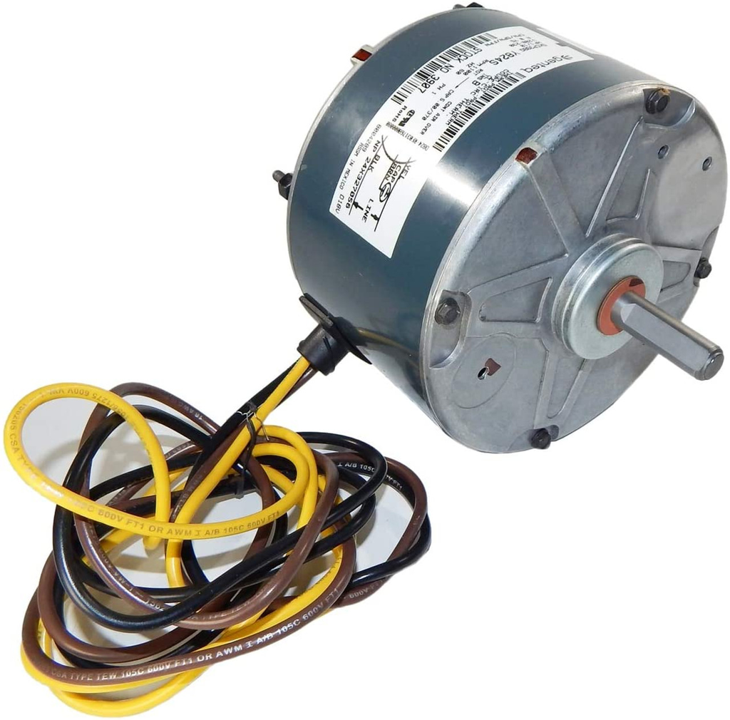 Genteq Air Conditioner Condenser Fan Motor (208-230v1ph 1/10hp 1100rpm) 3S001