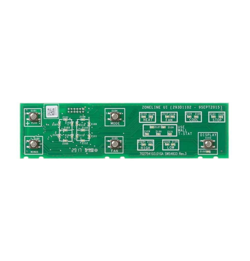 GE Zoneline User Interface Board WP26X23380