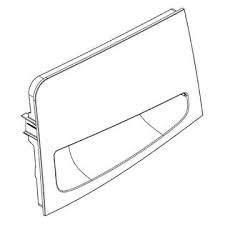 [RPW1009168] Whirlpool Washer Dispenser Drawer Handle (Silver) W10784646