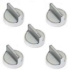 [RPW1058230] Range Cooktop Burner Knob 5 Pack Kit for Whirlpool W10698166