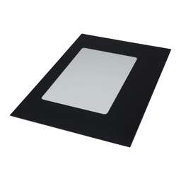 [RPW961928] Whirlpool Range Outer Door Glass (Black) WPW10118455