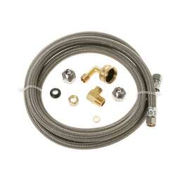 [RPW218729] GE 6ft 3/8 Braided Dishwasher Connection Kit WX28X326