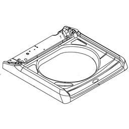 [RPW420685] Whirlpool Washer Main Top (White) W10552507