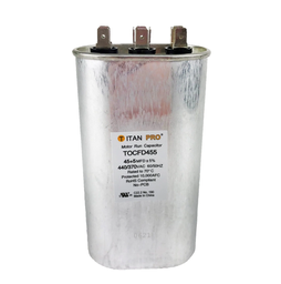 [RPW2000157] TITAN PRO Run Capacitor 45+5 MFD 440/370 Volt Oval